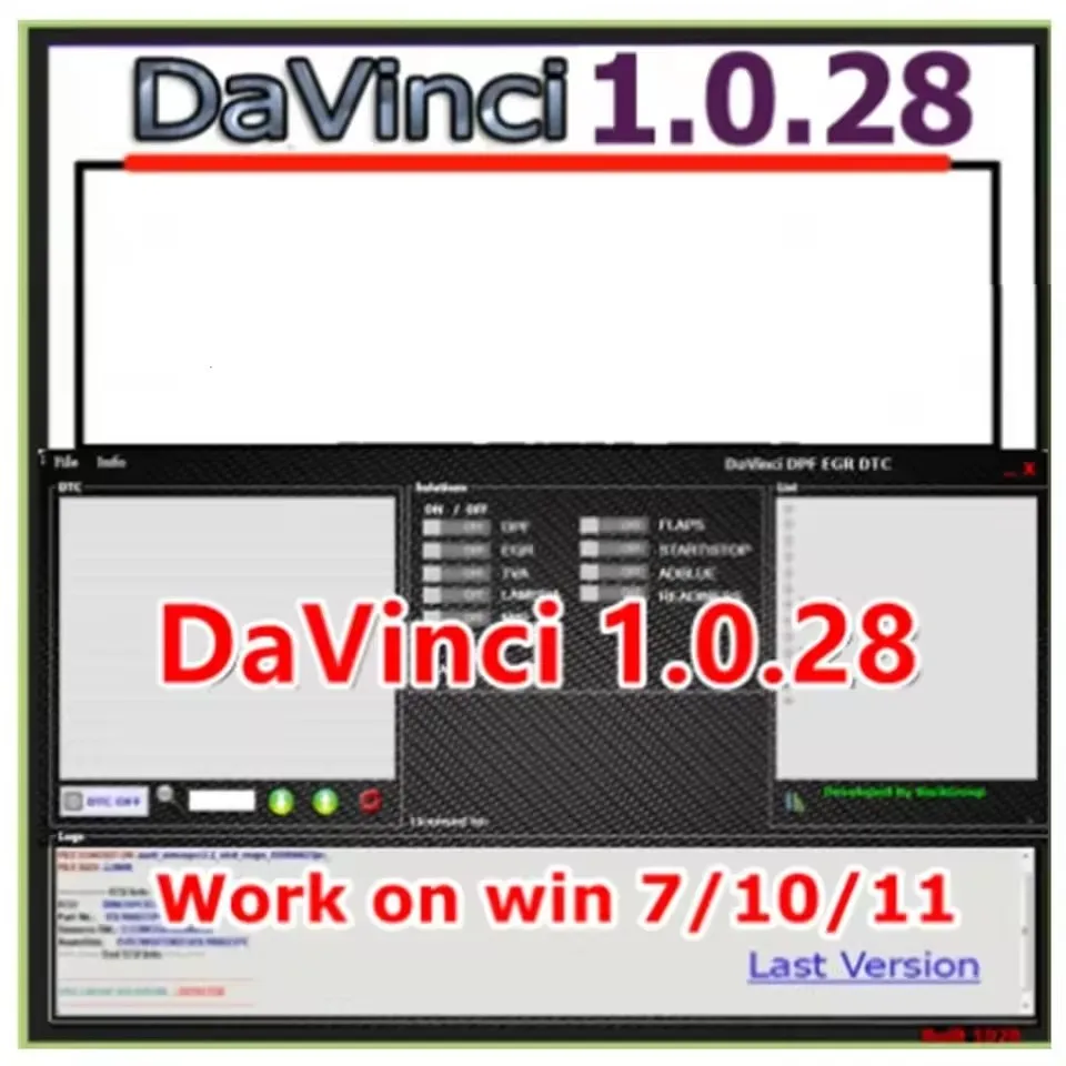 Davinci Software Newest 1.0.28 PRO CHIPTUNING REMAPPING DAVINCI REMAP Software Davinci Support Win 7/10/11
Davinci Software Newest 1.0.28 PRO CHIPTUNING REMAPPING DAVINCI REMAP Software Davinci Support Win 7/10/11