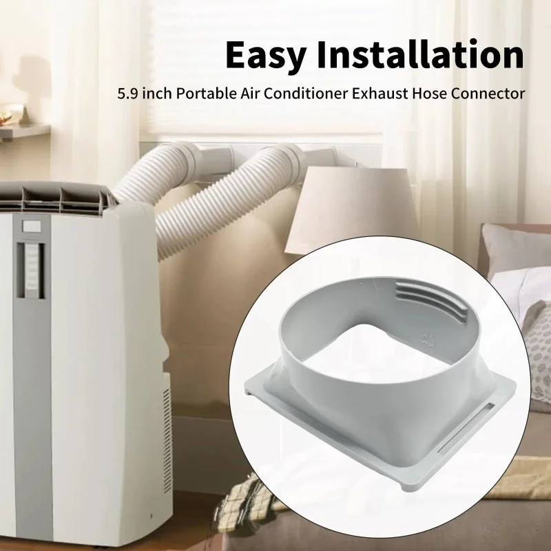 Air Vent Duct Connector Air Conditioner Exhaust Duct Hose Adapter Dual Duct Mobile Portable Window Conditioners Interface
Air Vent Duct Connector Air Conditioner Exhaust Duct Hose Adapter Dual Duct Mobile Portable Window Conditioners Interface