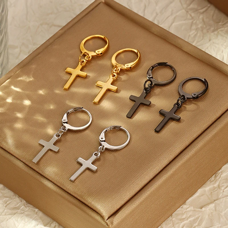 PRISCA | Cross Hoop Earrings for Women.and Girl. Stainless Steel. Korean Fashion Classic.Xuping Jewelry.Fashionable 2024
PRISCA | Cross Hoop Earrings for Women.and Girl. Stainless Steel. Korean Fashion Classic.Xuping Jewelry.Fashionable 2024