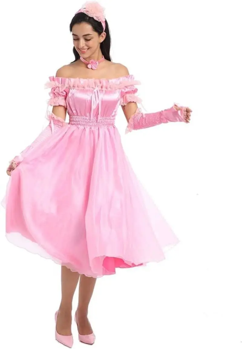 New Maid Fetishism Sexy Off the Shoulder Half Sleeve Long Dress with Collar Gloves Party Daily Unisex Dress Customization
New Maid Fetishism Sexy Off the Shoulder Half Sleeve Long Dress with Collar Gloves Party Daily Unisex Dress Customization