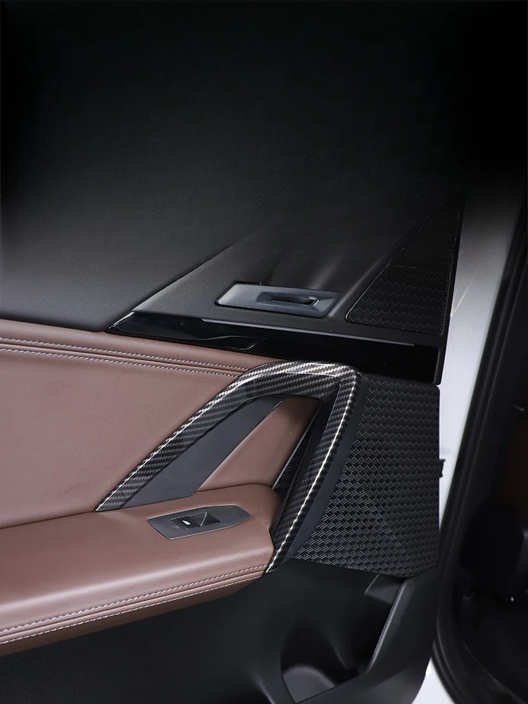 ABS Carbon Fiber Pattern Inner Door Handle Decoration Cover Anti-Scratch Door Handle Protective Sticker for BMW X1 2023 Accessor
ABS Carbon Fiber Pattern Inner Door Handle Decoration Cover Anti-Scratch Door Handle Protective Sticker for BMW X1 2023 Accessor