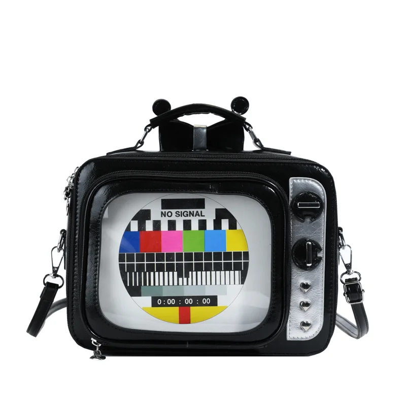 New Ita Bag For Girls Adjustable Strap Kawaii Handbag Vintage TV Design Shoulder Purse Japanese Lolita Women Crossbody Box Bag
New Ita Bag For Girls Adjustable Strap Kawaii Handbag Vintage TV Design Shoulder Purse Japanese Lolita Women Crossbody Box Bag
