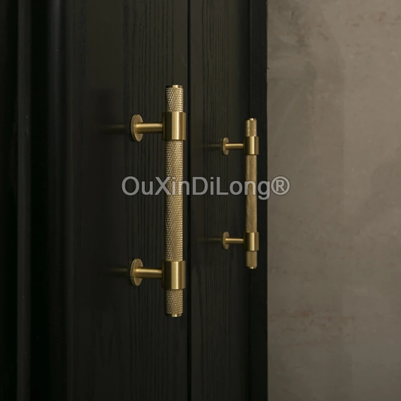 2PCS Solid Brass Handles Knurled/Reticulate Furniture Handles Cabinet Door Knobs Wardrobe Drawer Kitchen Handles Pulls FG1127
2PCS Solid Brass Handles Knurled/Reticulate Furniture Handles Cabinet Door Knobs Wardrobe Drawer Kitchen Handles Pulls FG1127