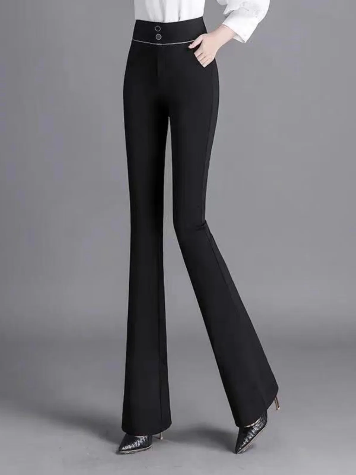 Slimming High Waist Flared Pants Women's Casual Elastic Long Trousers Spring Autumn Winter New Style Fashionable Straight Leg...
Slimming High Waist Flared Pants Women's Casual Elastic Long Trousers Spring Autumn Winter New Style Fashionable Straight Leg...