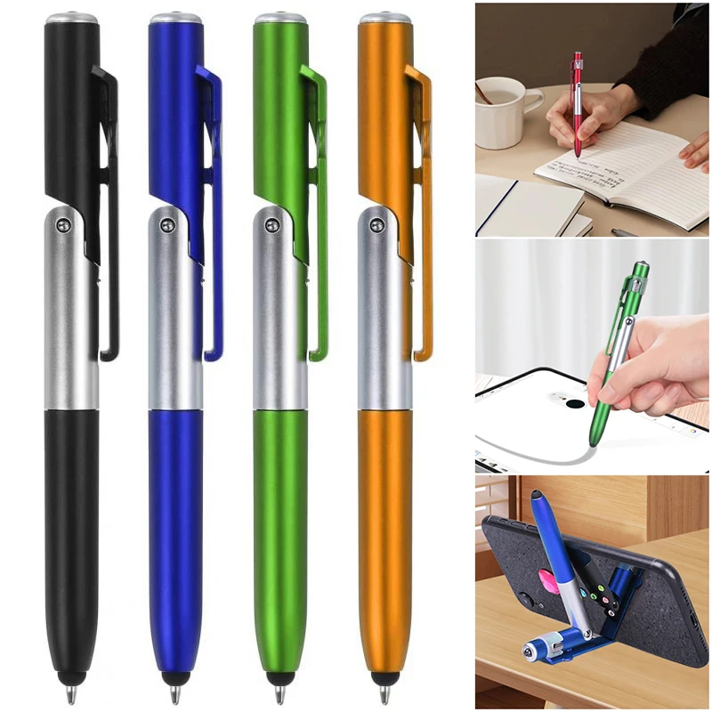 Multi-Function Ballpoint Pen With LED Light Fold Mobile Phone Holder Night Read Writing Pencil Office School Student Stationery
Multi-Function Ballpoint Pen With LED Light Fold Mobile Phone Holder Night Read Writing Pencil Office School Student Stationery