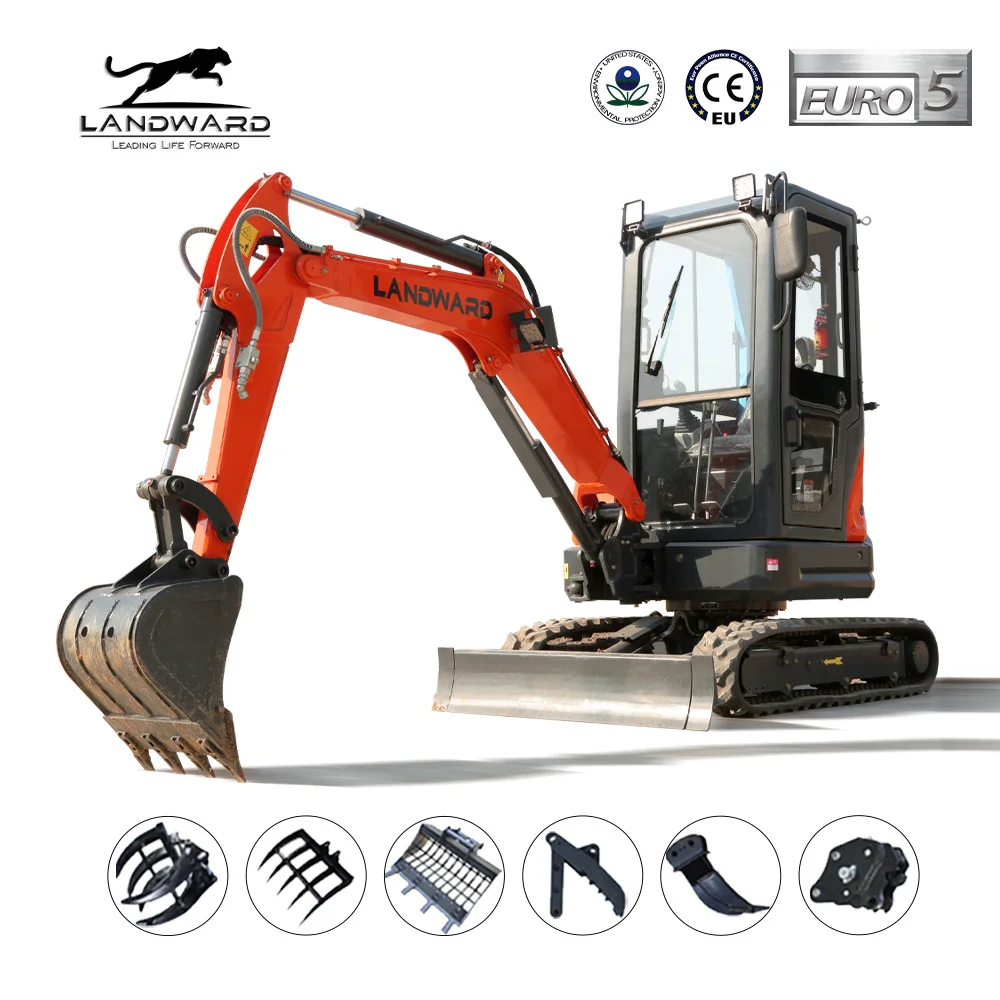 Household Crawler Digger Best Selling 2.5 Ton Mini Excavator EPA/Euro 5 Agricultural Hydraulic Bagger 1 Ton Customized For Sale
Household Crawler Digger Best Selling 2.5 Ton Mini Excavator EPA/Euro 5 Agricultural Hydraulic Bagger 1 Ton Customized For Sale