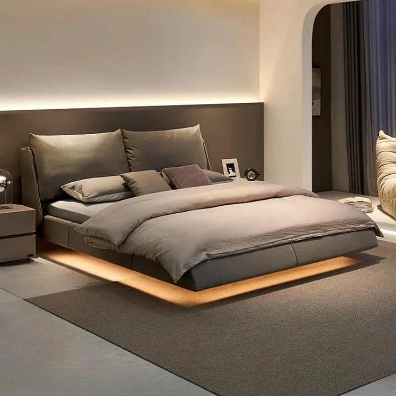 Aesthetics Designer Bed Beauty Double Frame Modern Minimalist Beds Japanese Princess Soft Nordic Safe Wood Cama Casal Furniture
Aesthetics Designer Bed Beauty Double Frame Modern Minimalist Beds Japanese Princess Soft Nordic Safe Wood Cama Casal Furniture