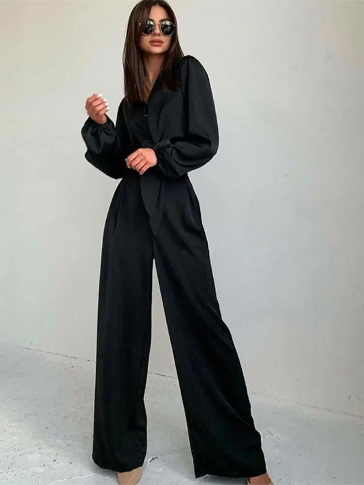2023 Autumn Fashion Casual Women's New V-Neck Shirt Bow Design High Waist Pants 2 -Piece Set For Daily Party Office Elegant Lady
2023 Autumn Fashion Casual Women's New V-Neck Shirt Bow Design High Waist Pants 2 -Piece Set For Daily Party Office Elegant Lady