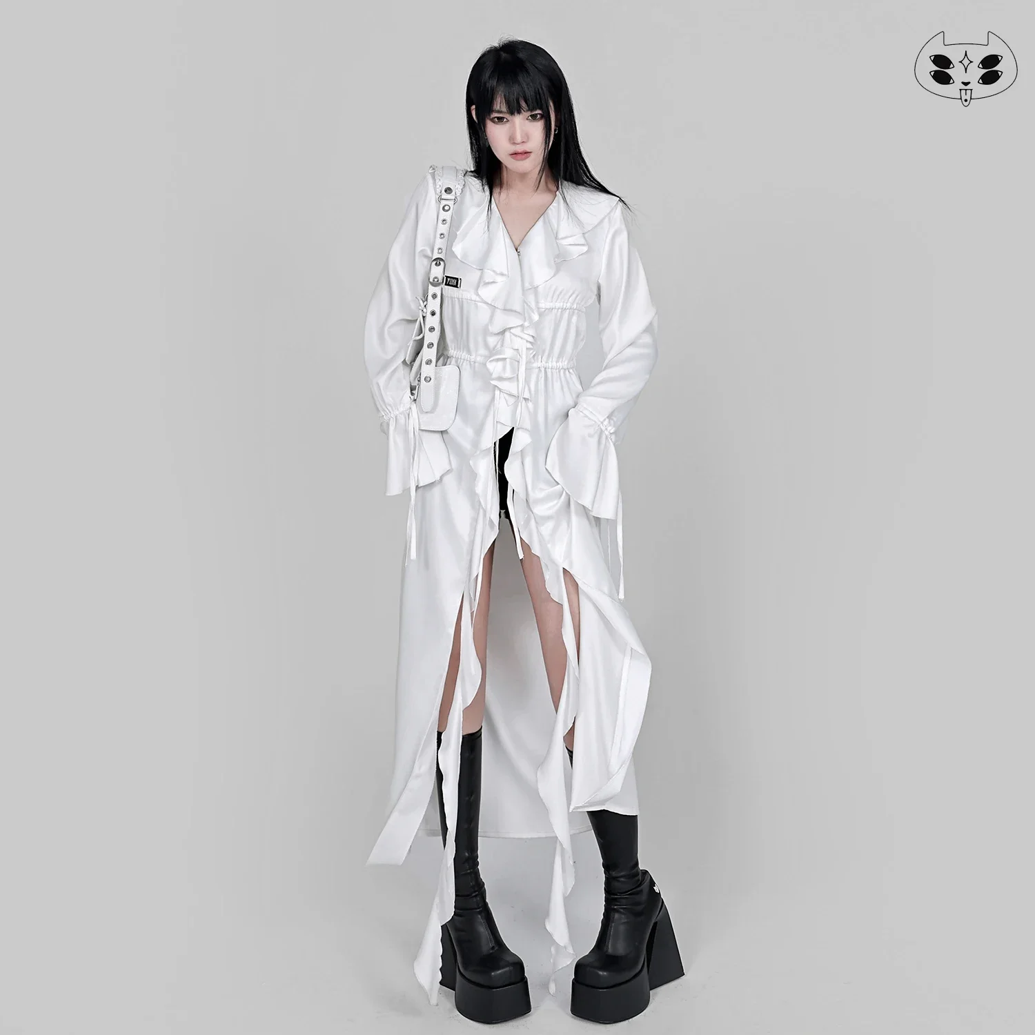 New Spring Harajuku Black Drawstring Shirt Kawaii Hot Girl Loose Long Sleeve Punk Fashion Sweet Coat
New Spring Harajuku Black Drawstring Shirt Kawaii Hot Girl Loose Long Sleeve Punk Fashion Sweet Coat