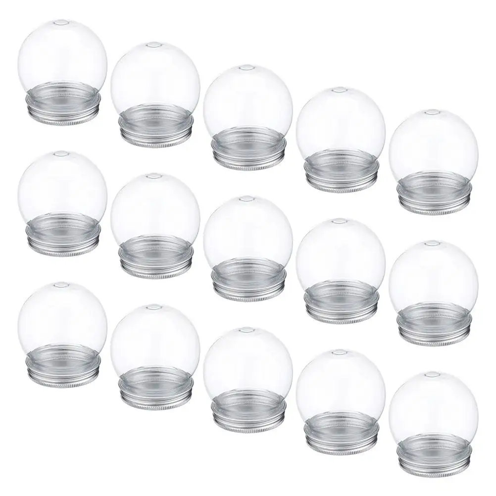 15 Pcs Plastic Candy Bottle Globes Crafts DIY Containers Jar Globe Snow Globe Ornament Craft Snow Globes For Kids
15 Pcs Plastic Candy Bottle Globes Crafts DIY Containers Jar Globe Snow Globe Ornament Craft Snow Globes For Kids