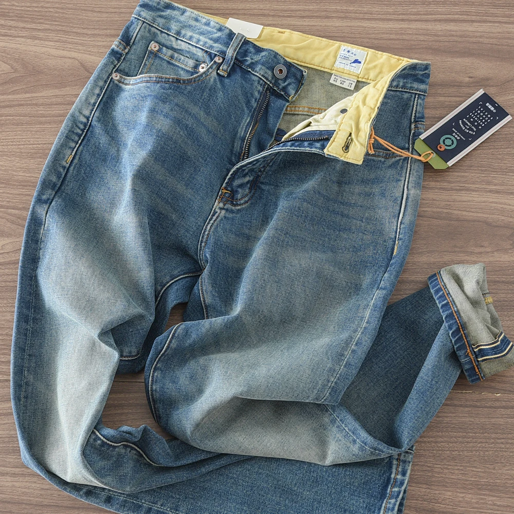 Мужские джинсы American Sle Vintage: прямые, повседневные, рабочие, из хлопкового денима, со средней посадкой, на молнии, молодежный стиль
Мужские джинсы American Sle Vintage: прямые, повседневные, рабочие, из хлопкового денима, со средней посадкой, на молнии, молодежный стиль