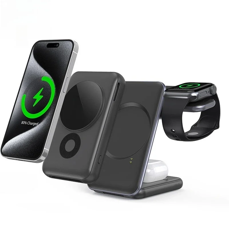 QI2 Refrigeration Magnetic Wireless Power Bank 10000mAh 3-in-1 Wireless Charger Bracket Set
QI2 Refrigeration Magnetic Wireless Power Bank 10000mAh 3-in-1 Wireless Charger Bracket Set