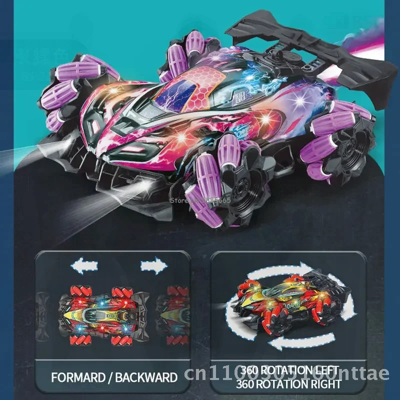 Красочные перчатки .4G, двойной радиоуправляемый трюковый автомобиль 360° ° Rotate Spary Авто демонстрационное освещение Музыка Высокоскоростной дрейф Пульт дистанционного управления Ca 
Красочные перчатки .4G, двойной радиоуправляемый трюковый автомобиль 360° ° Rotate Spary Авто демонстрационное освещение Музыка Высокоскоростной дрейф Пульт дистанционного управления Ca