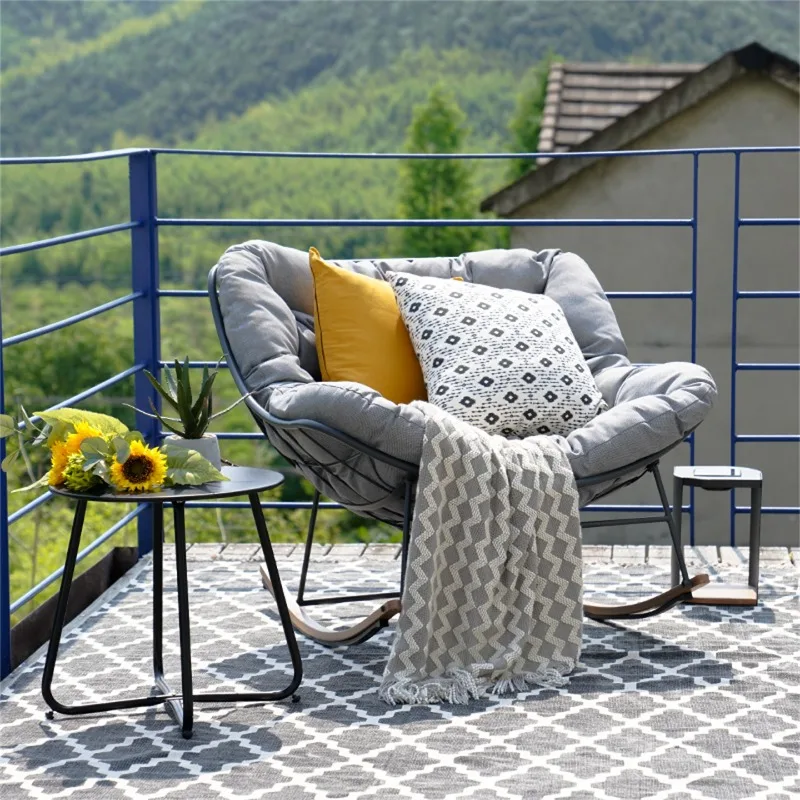 Adult Rocking Chairs Balcony Reclining Lounge Chair Lazy Sofa Rocker for Living Room Comfortable Rattan Seat for Home Relaxation
Adult Rocking Chairs Balcony Reclining Lounge Chair Lazy Sofa Rocker for Living Room Comfortable Rattan Seat for Home Relaxation