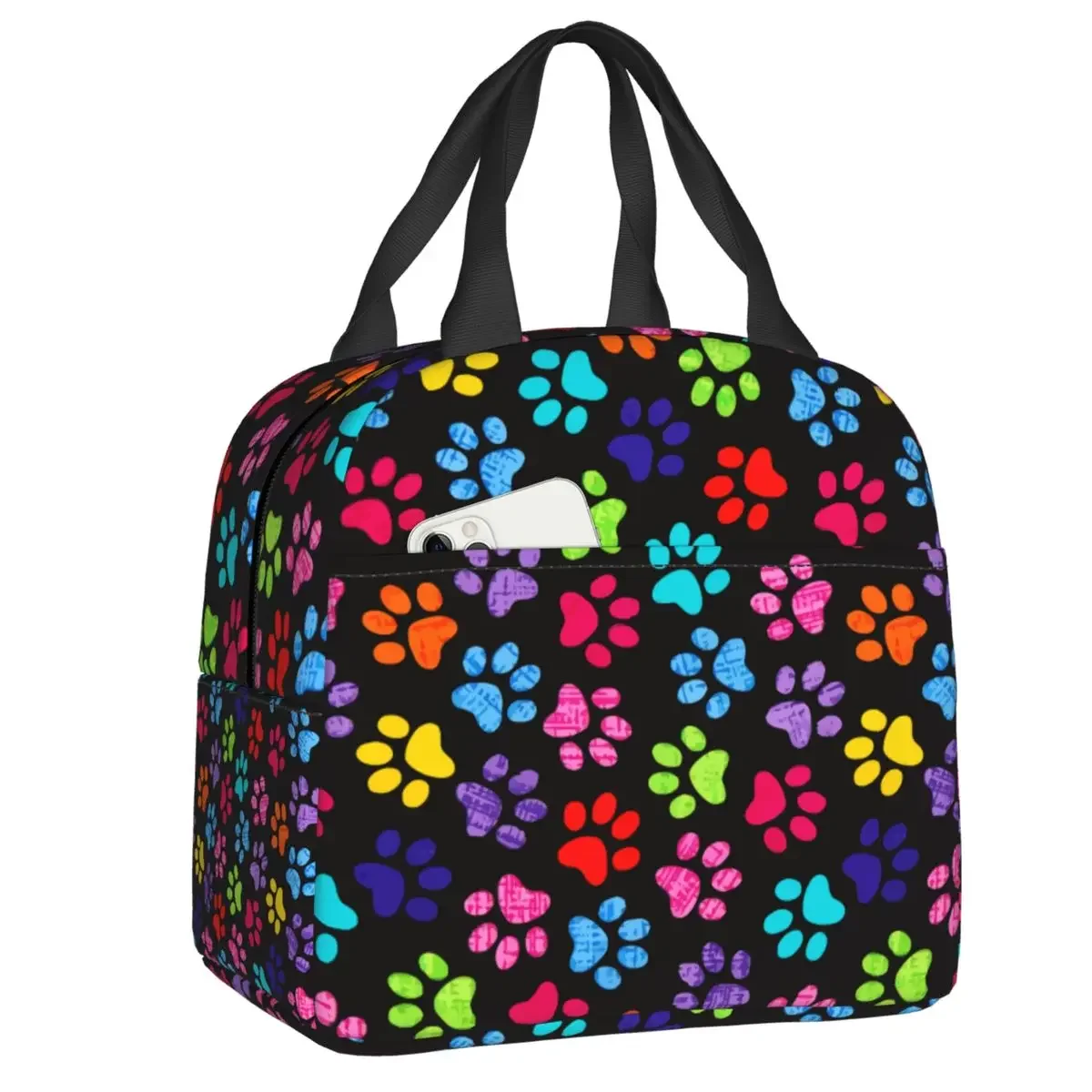 Animal Footprint Dog Paw Pattern Lunch Bag Women Thermal Cooler Insulated Lunch Box for School Work Picnic Food Tote Bags
Animal Footprint Dog Paw Pattern Lunch Bag Women Thermal Cooler Insulated Lunch Box for School Work Picnic Food Tote Bags