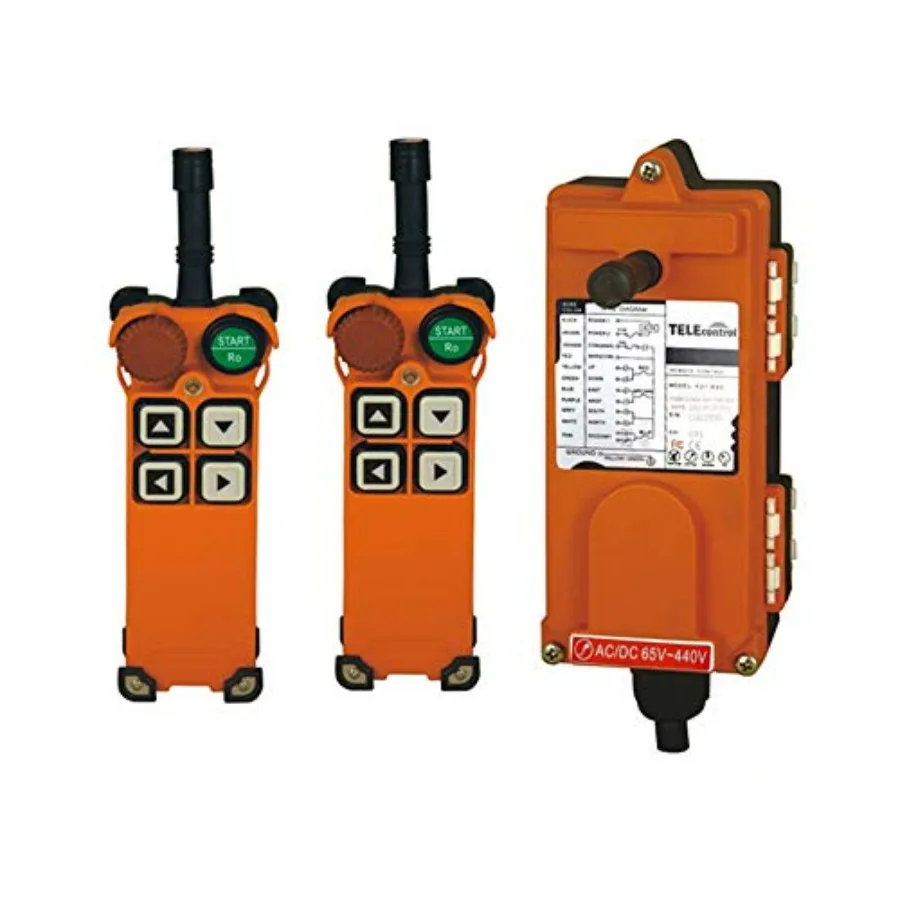 F21-4S Hoist Crane Remote Control Wireless Transmitter AC/DC 65-440V Stop Button 6 Key Switch 2 Transmitter+1 Recver
F21-4S Hoist Crane Remote Control Wireless Transmitter AC/DC 65-440V Stop Button 6 Key Switch 2 Transmitter+1 Recver