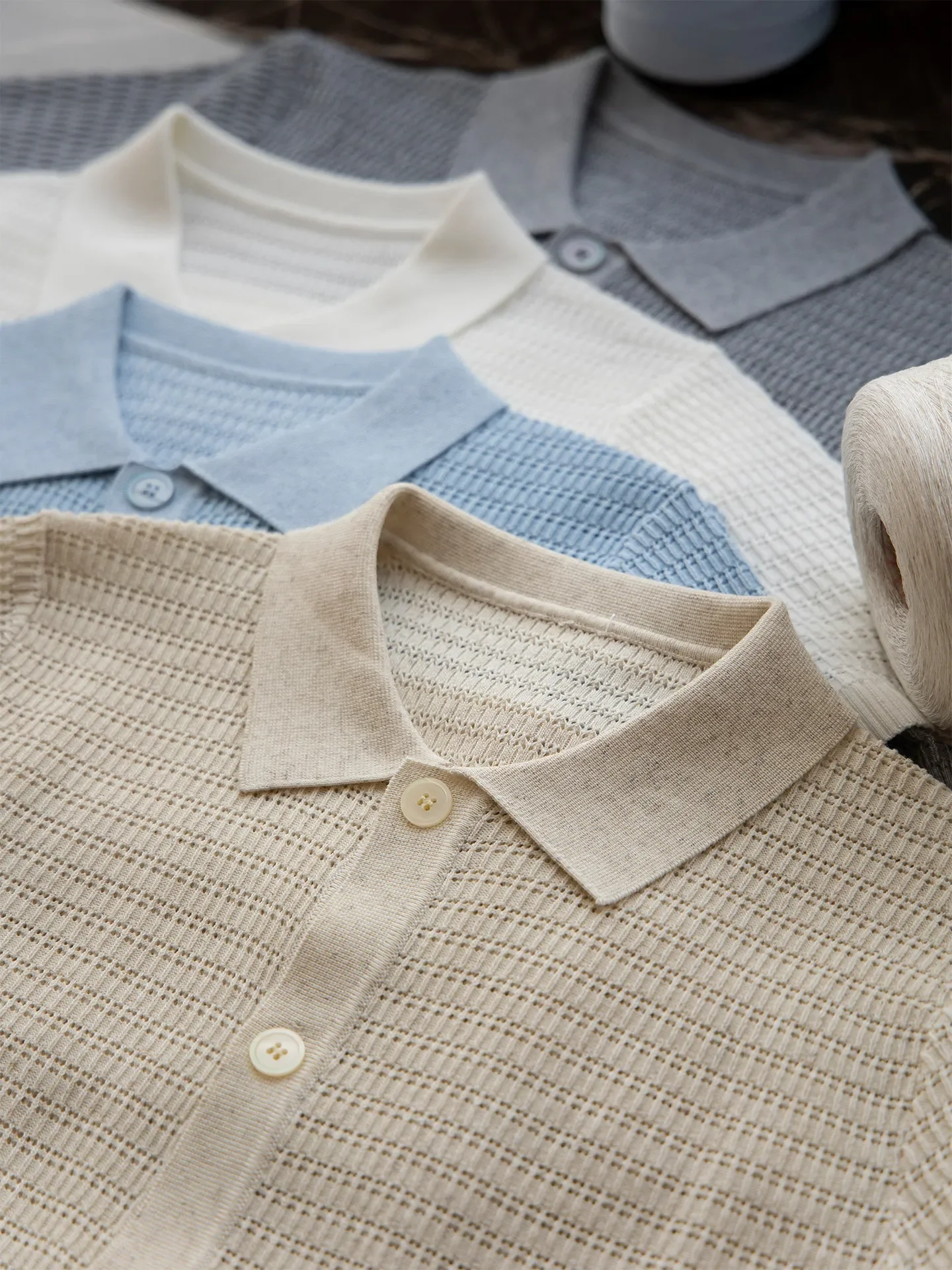 Summer old money wind relaxation linen casual short-sleeved loose hollow knitted cardigan
Summer old money wind relaxation linen casual short-sleeved loose hollow knitted cardigan
