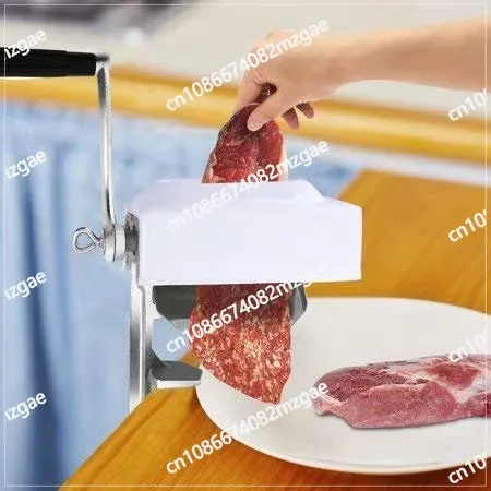 Маленький и удобный ручной тендер для домашнего использования, машина для мясной нити и нити для стейка.
Маленький и удобный ручной тендер для домашнего использования, машина для мясной нити и нити для стейка.