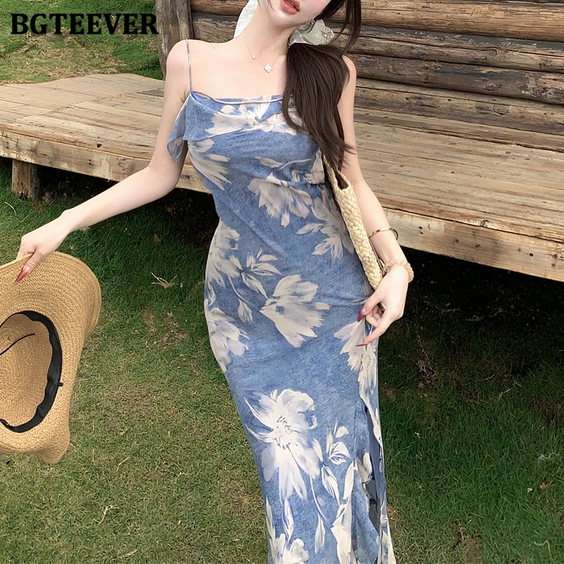 BGTEEVER Fashion Spring Summer Ladies Split Printed Skinny Dress Elegant Slim Waist Ladies Sleeveless Package Hip Floral Dress
BGTEEVER Fashion Spring Summer Ladies Split Printed Skinny Dress Elegant Slim Waist Ladies Sleeveless Package Hip Floral Dress