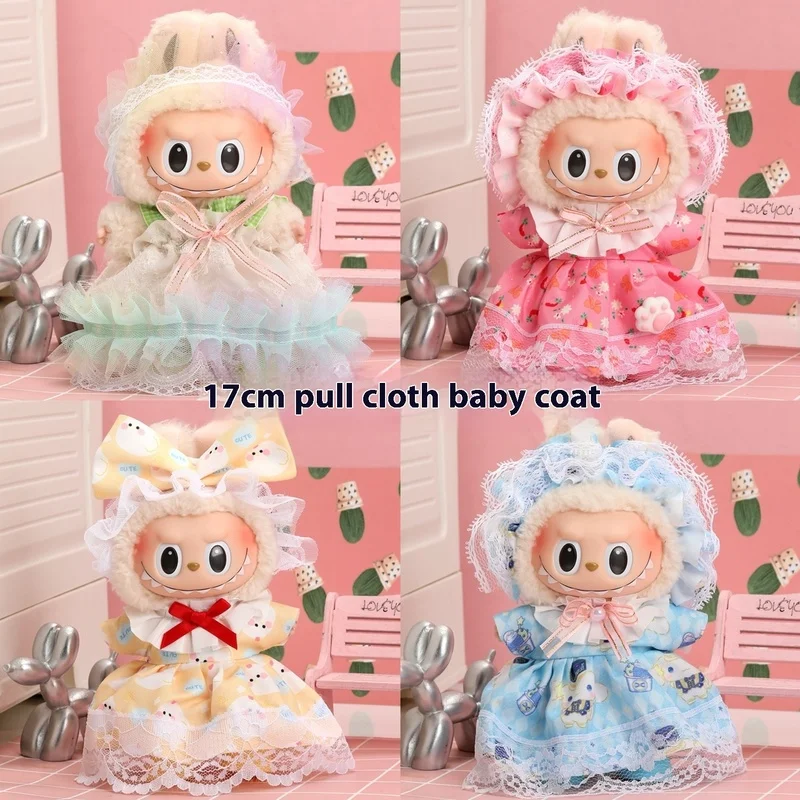 For Labubu 17cm High-Energy Doll Cute Dress Set With Colorful Changing Clothes In Stock Collectible Action Toy Figure Princesse
For Labubu 17cm High-Energy Doll Cute Dress Set With Colorful Changing Clothes In Stock Collectible Action Toy Figure Princesse
