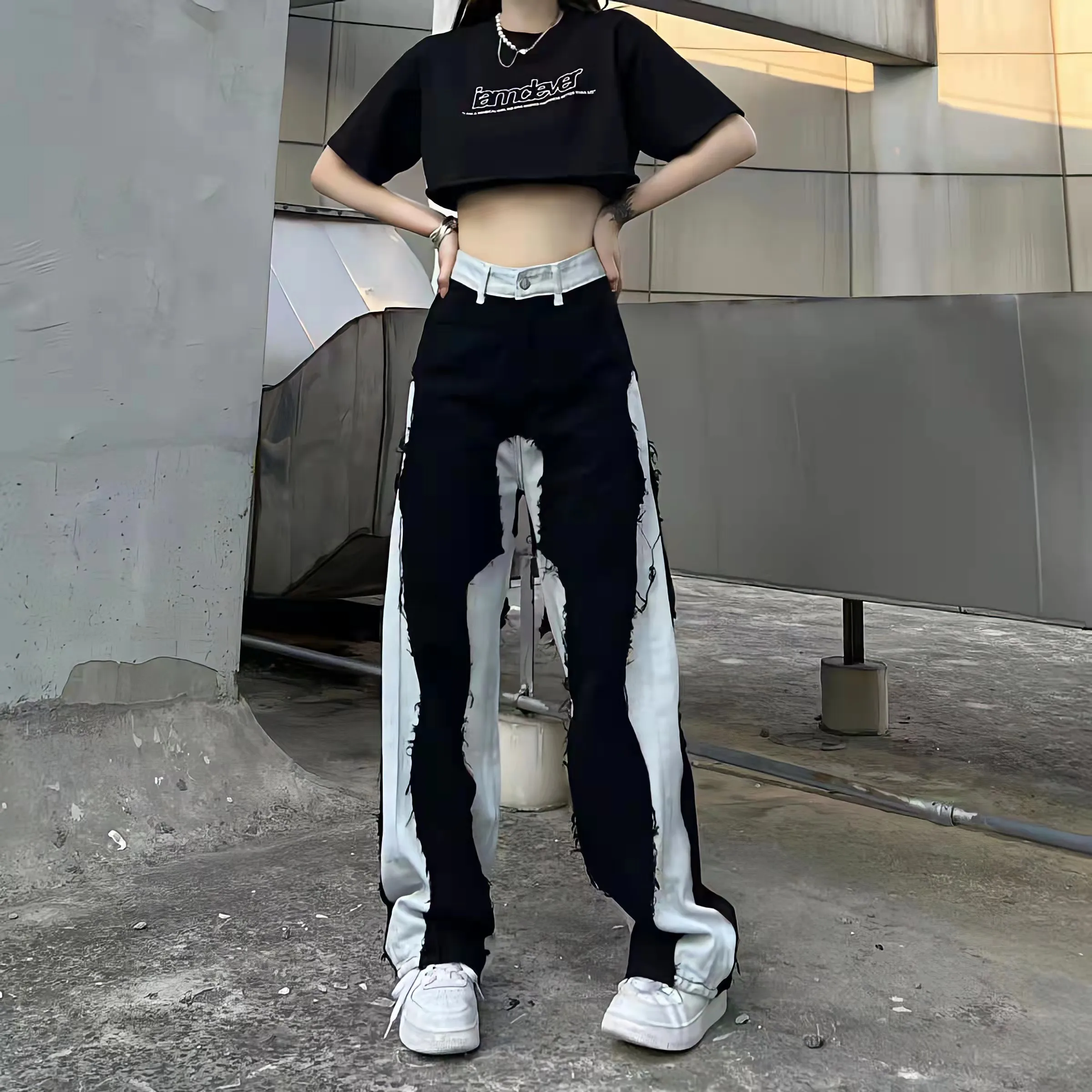 Oversize Ins Black Jeans Women Summer Harajuku Y2k Streetwear High Waist Vintage Straight Wide Leg All Match Baggy Casual Pants
Oversize Ins Black Jeans Women Summer Harajuku Y2k Streetwear High Waist Vintage Straight Wide Leg All Match Baggy Casual Pants