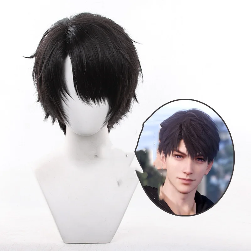 Caleb Cosplay Game Love And Deepspace Caleb Wig Black Short Heat Resistant Synthetic Hair Halloween Party Wigs + Wig Cap
Caleb Cosplay Game Love And Deepspace Caleb Wig Black Short Heat Resistant Synthetic Hair Halloween Party Wigs + Wig Cap