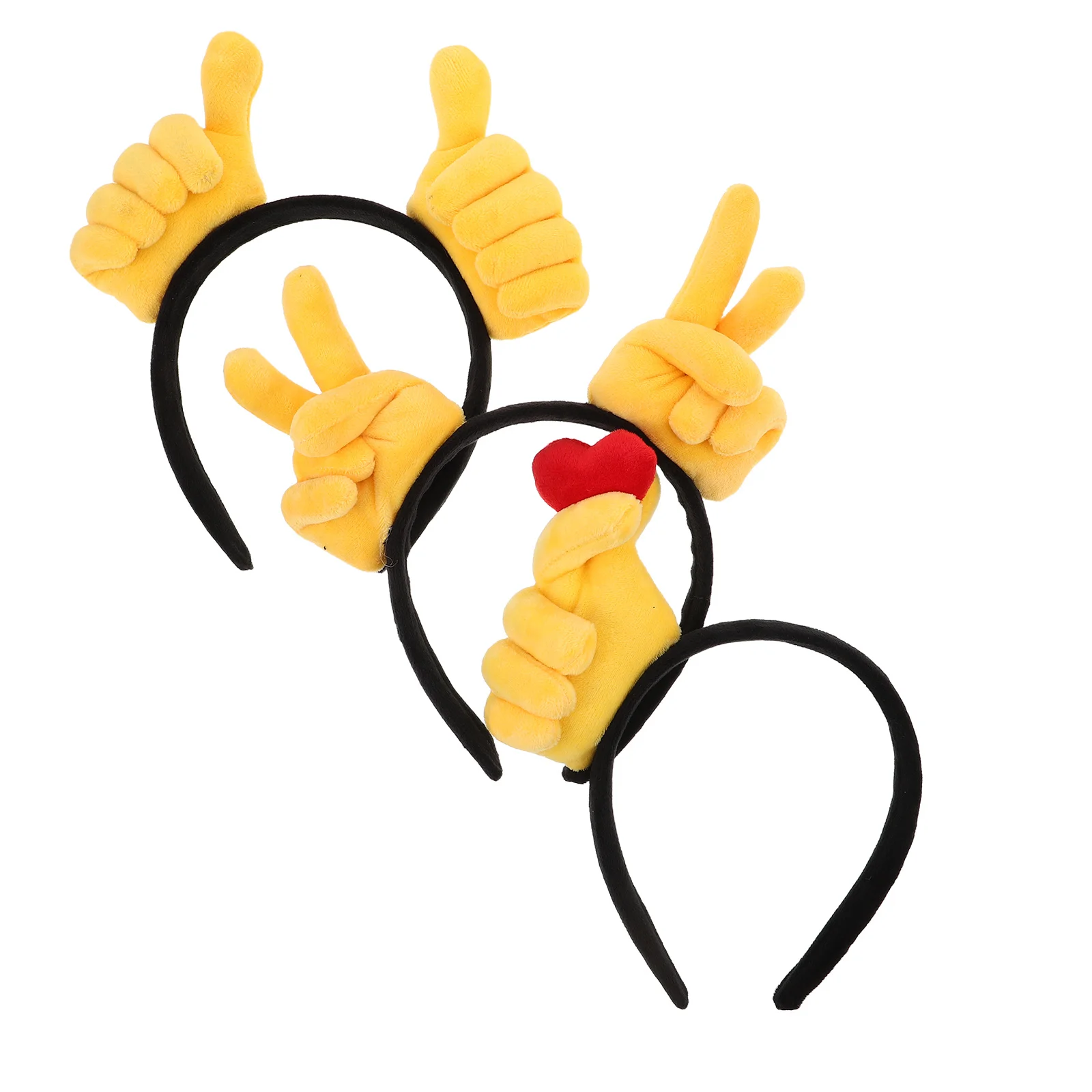 3Pcs Creative Hand Gesture Headband Funny Finger Gesture Hair Hoop Party Photo Props Christmas Halloween Birthday Celebration
3Pcs Creative Hand Gesture Headband Funny Finger Gesture Hair Hoop Party Photo Props Christmas Halloween Birthday Celebration