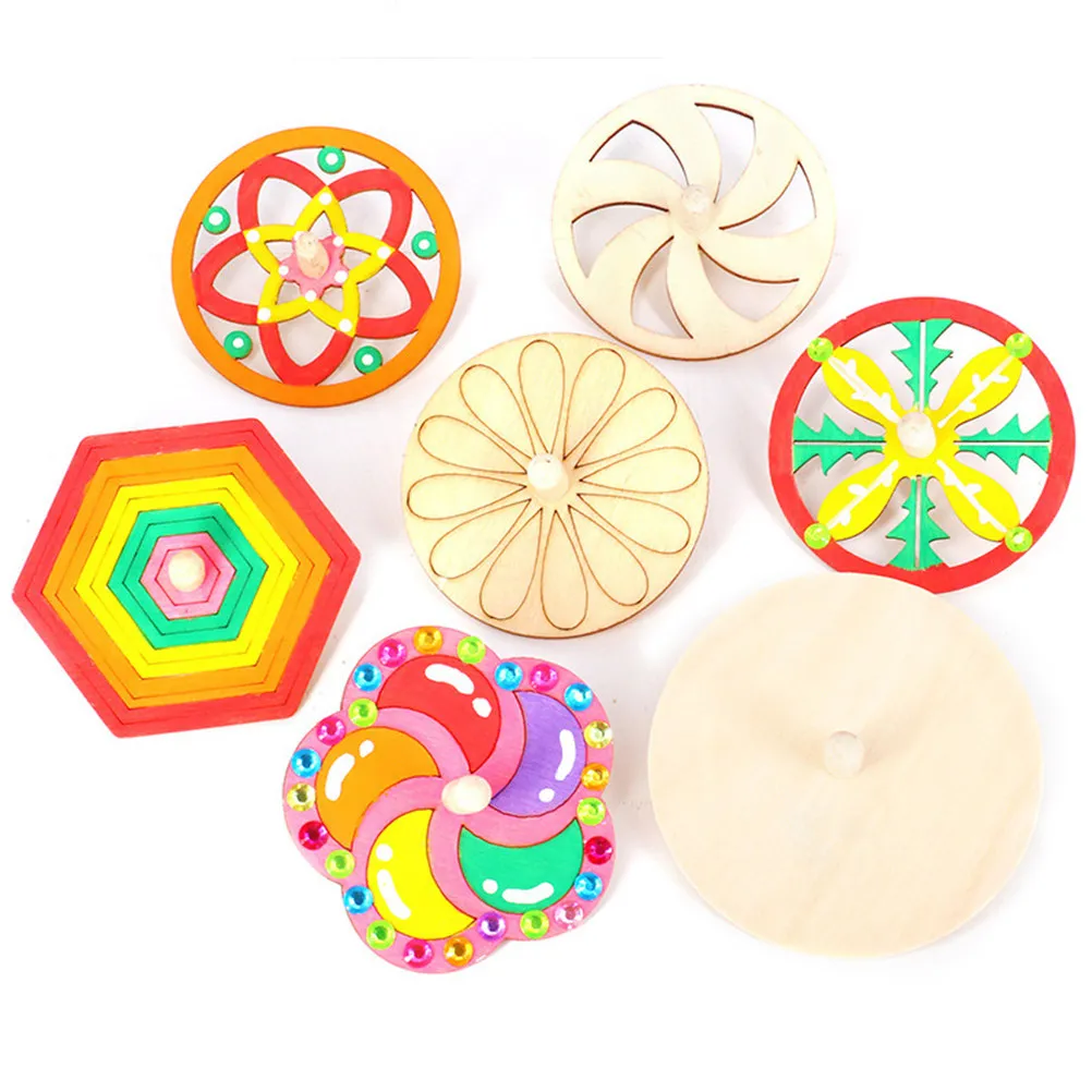 10Pcs Handcrafted Wooden Spinning Top Unpainted DIY Gyroscope for Kids Creative Play Activity Set
10Pcs Handcrafted Wooden Spinning Top Unpainted DIY Gyroscope for Kids Creative Play Activity Set