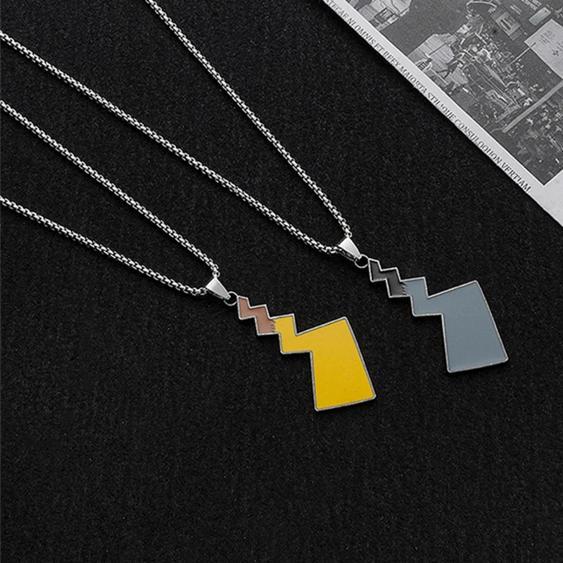 Pokemon Pikachu Creative Hip Hop Couple Necklace Kawaii Cartoon Accessories Personalization Match Accessories Birthday Gift
Pokemon Pikachu Creative Hip Hop Couple Necklace Kawaii Cartoon Accessories Personalization Match Accessories Birthday Gift