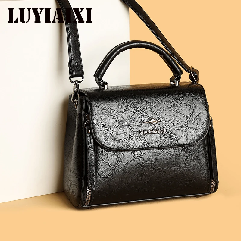 High Quality Leather Shoulder Crossbody Bags for Women 2026 Ladies Luxury Designer Fashion Handbags Female Messenger Sac A Main
High Quality Leather Shoulder Crossbody Bags for Women 2026 Ladies Luxury Designer Fashion Handbags Female Messenger Sac A Main