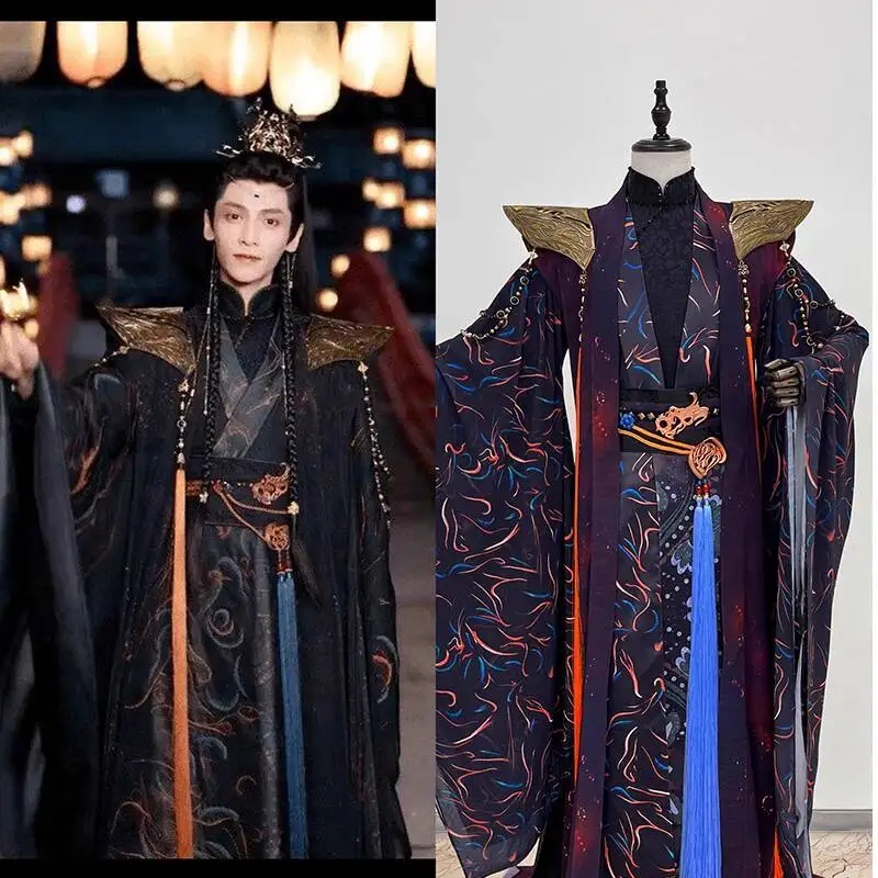 Long Moon Ember Ming Hanfu Luo Yunxi Same Style Ancient Costume Movie Drama Martial Arts Costume Studio Photo Men's Performance
Long Moon Ember Ming Hanfu Luo Yunxi Same Style Ancient Costume Movie Drama Martial Arts Costume Studio Photo Men's Performance