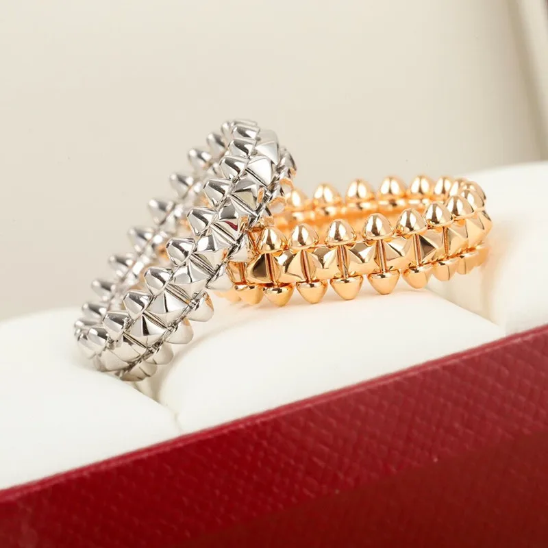 925 Sterling Silver High Quality Classic Style Bullet Ring For Women Fashion Luxury Brand Jewelry Exquisite Party Gifts
925 Sterling Silver High Quality Classic Style Bullet Ring For Women Fashion Luxury Brand Jewelry Exquisite Party Gifts