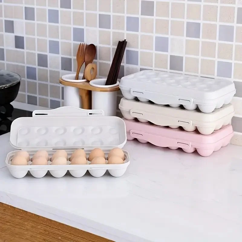 12/18gird Egg Tray Holder Anti-Collision Damage Refrigerator Durable Storage Box Crisper Container Organizer Household Supplies
12/18gird Egg Tray Holder Anti-Collision Damage Refrigerator Durable Storage Box Crisper Container Organizer Household Supplies