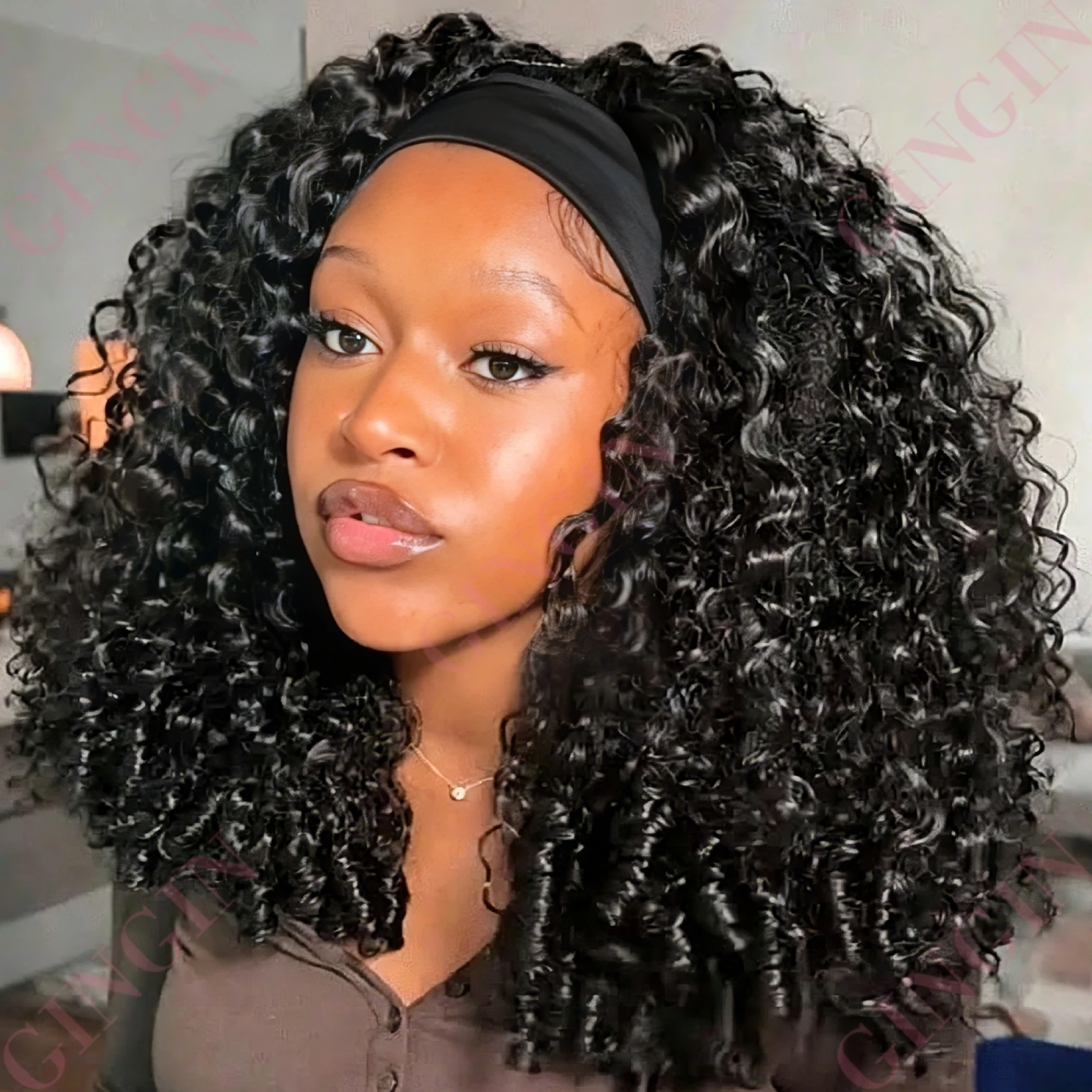 Burmese Curly Headband Wig Human Hair For Black Women No Glue Full Machine Made Curly Head Band Wigs Natural Black Remy Hair
Burmese Curly Headband Wig Human Hair For Black Women No Glue Full Machine Made Curly Head Band Wigs Natural Black Remy Hair