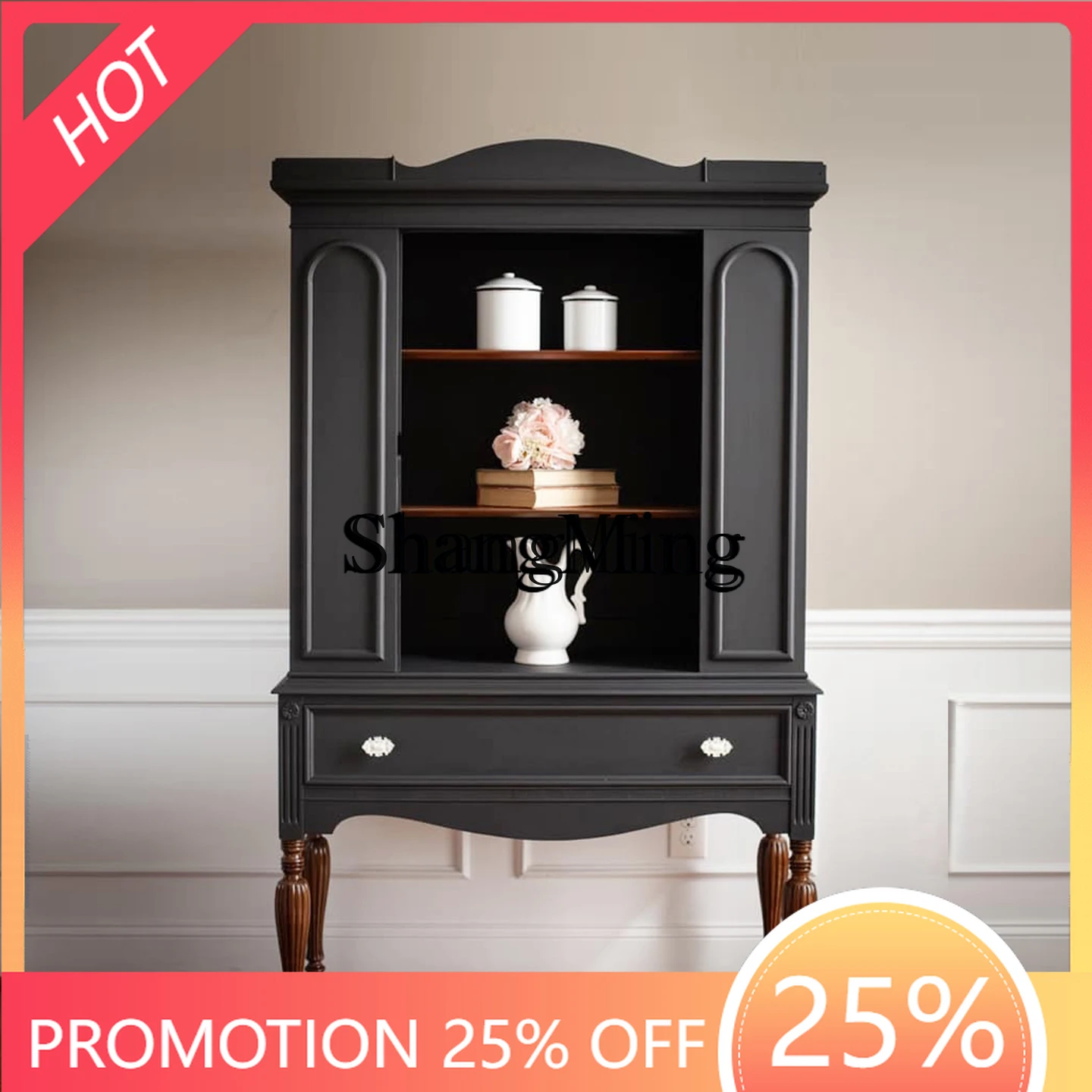 Элегантный резной шкаф-витрина из массива дерева в стиле ретро для столовой и дома
Элегантный резной шкаф-витрина из массива дерева в стиле ретро для столовой и дома