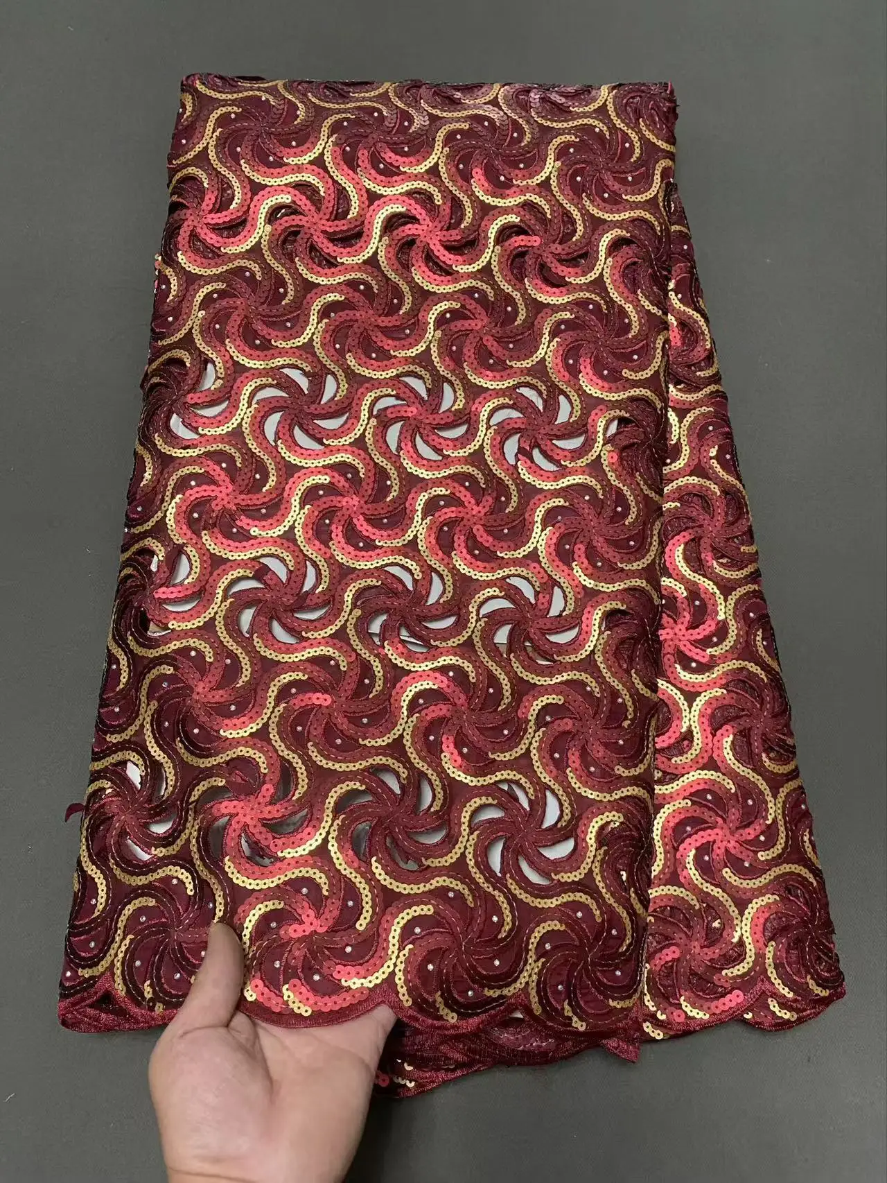 Luxury African Organza Lace Fabric with Sequins, Soft and Handcut, Nigerian and Ghana Sewing Wear, High Quality, 5 Yards H150-1
Luxury African Organza Lace Fabric with Sequins, Soft and Handcut, Nigerian and Ghana Sewing Wear, High Quality, 5 Yards H150-1