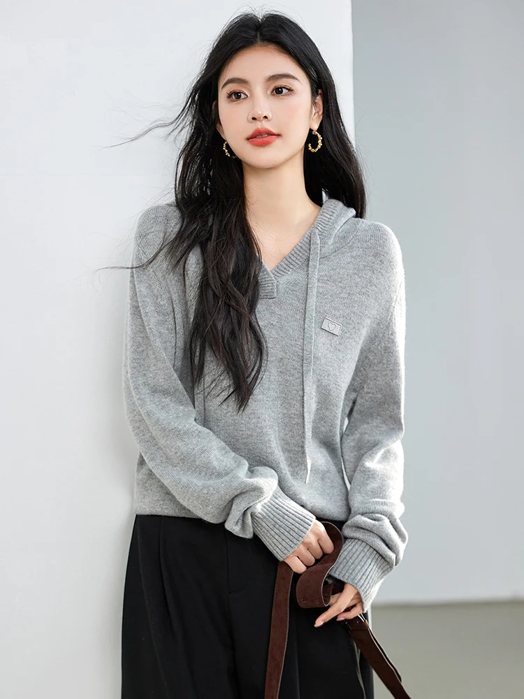 Autumn Winter Women's Knitted Pullover Fashion Hooded Sweater Lazy Style Long Sleeve Warm Knitted Tops
Autumn Winter Women's Knitted Pullover Fashion Hooded Sweater Lazy Style Long Sleeve Warm Knitted Tops