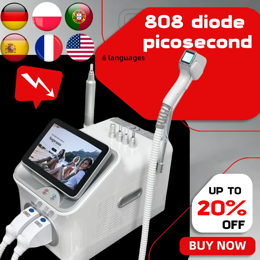 New Tec2 in 1 4000w Diode 755 808 1064nm 4 Wavelength Laser ND:YAG Pico Q Switch Machine Painless Hair Removal Machine Skin Care
New Tec2 in 1 4000w Diode 755 808 1064nm 4 Wavelength Laser ND:YAG Pico Q Switch Machine Painless Hair Removal Machine Skin Care