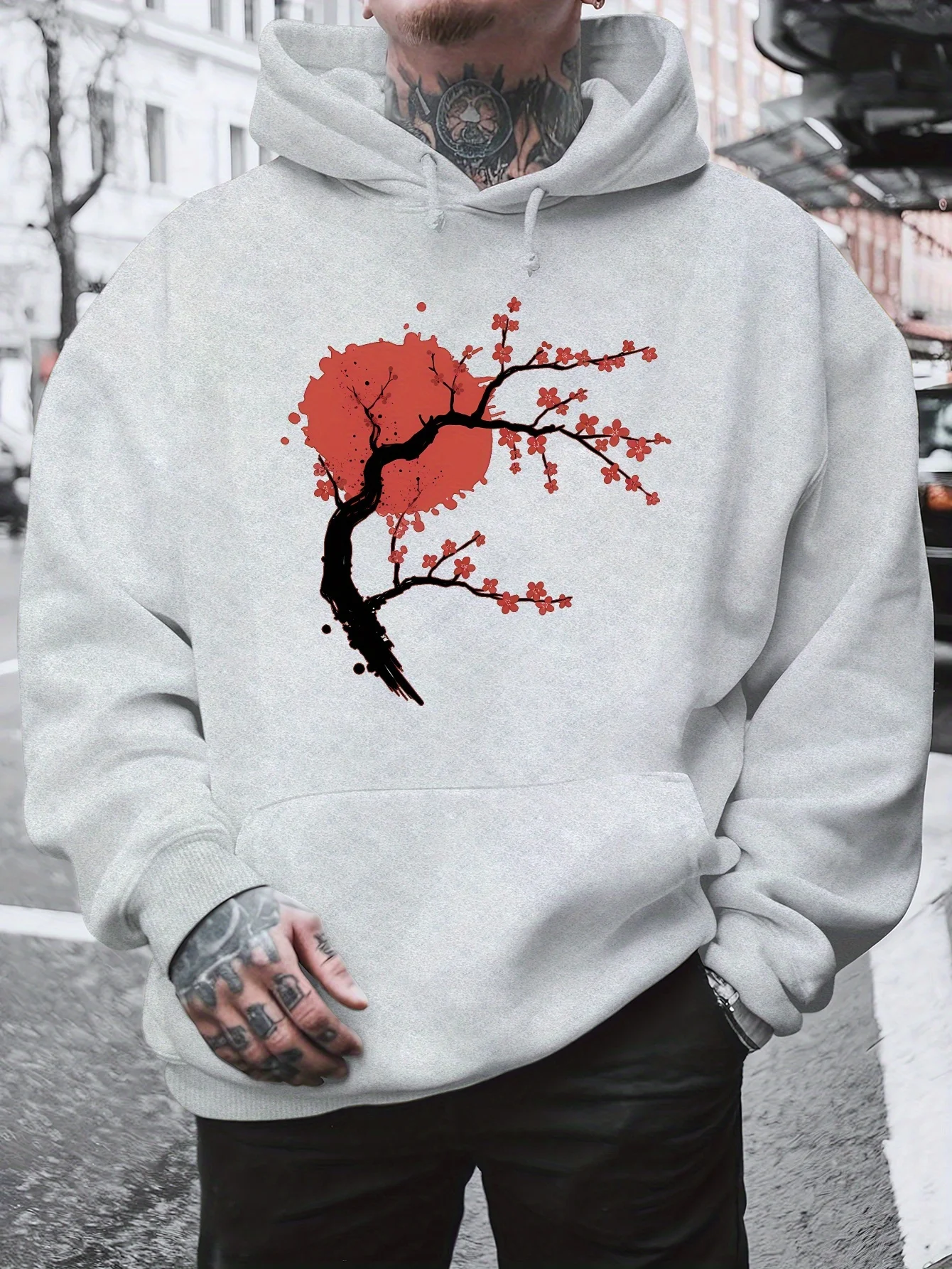 Красная толстовка с капюшоном и принтом цветов сливы - американская мода, повседневная зимняя теплая одежда с длинными рукавами
Красная толстовка с капюшоном и принтом цветов сливы - американская мода, повседневная зимняя теплая одежда с длинными рукавами