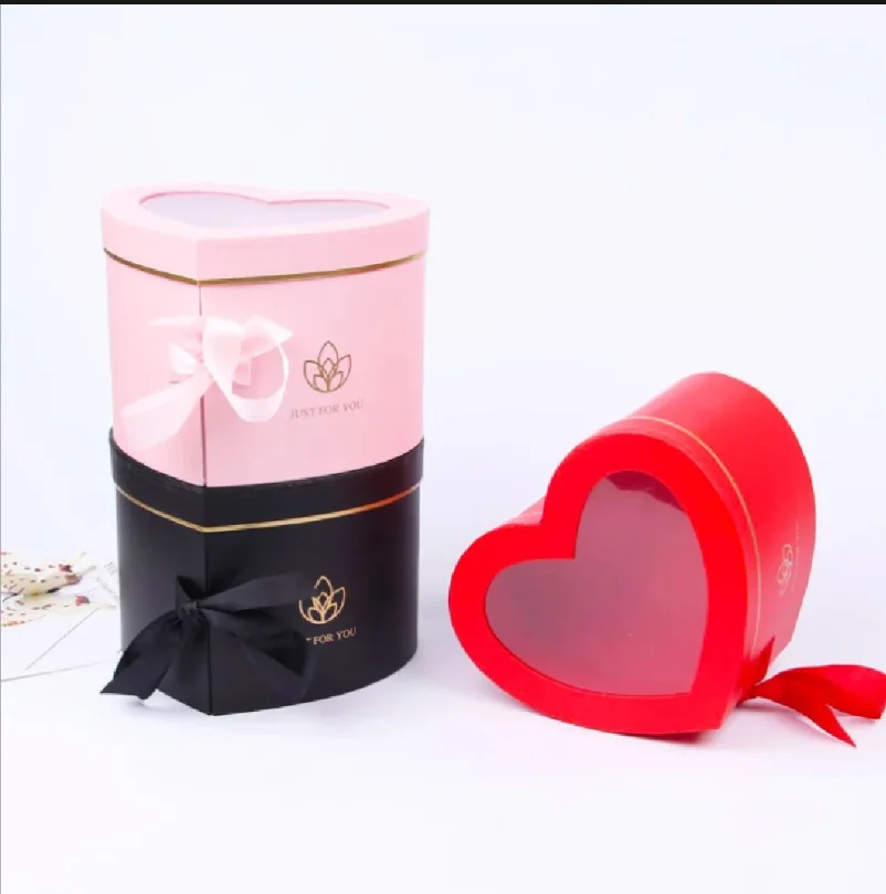 Hreat shape gift box PVC transparent cover florist/chocolate packing flower box, good pack for your girlfriend
Hreat shape gift box PVC transparent cover florist/chocolate packing flower box, good pack for your girlfriend