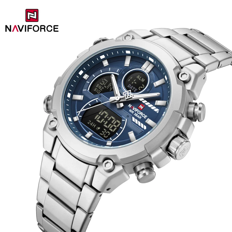 NAVIFORCE 2026 Bussiness Original New Wrist Watch For Men Waterproof Digital Fashion Watches Male Relogio Masculino Free Shiping
NAVIFORCE 2026 Bussiness Original New Wrist Watch For Men Waterproof Digital Fashion Watches Male Relogio Masculino Free Shiping