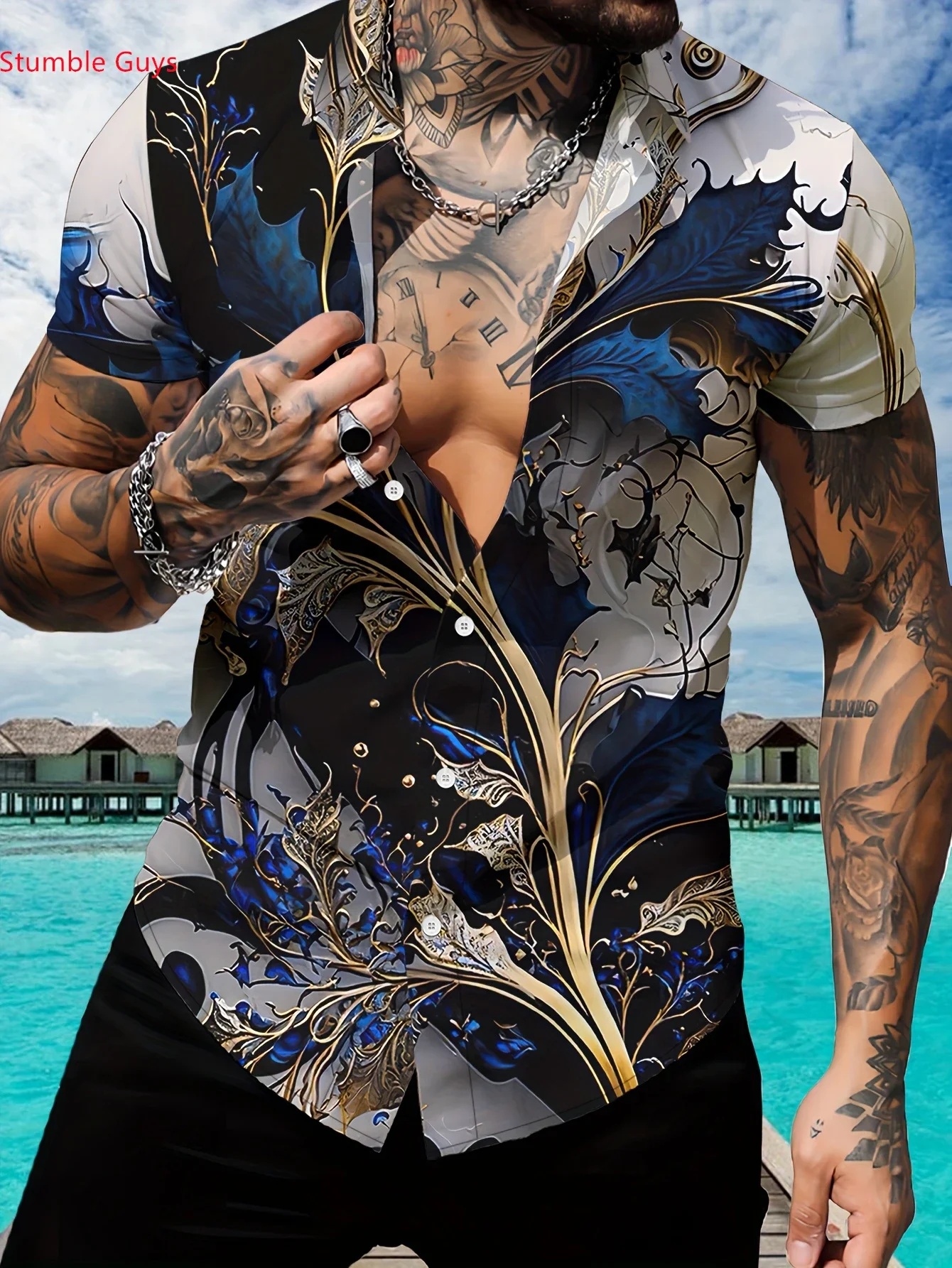 Men's 2026 Summer Casual Shirt Man Women Short Sleeve Hawaiian Style Beach Party Print Tops
Men's 2026 Summer Casual Shirt Man Women Short Sleeve Hawaiian Style Beach Party Print Tops