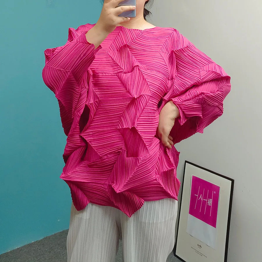 Many Color Casual Pleated T-shirt Women Irregular Design Loose Solid Color Pullover Tops Versatile 2026 New AL8161
Many Color Casual Pleated T-shirt Women Irregular Design Loose Solid Color Pullover Tops Versatile 2026 New AL8161