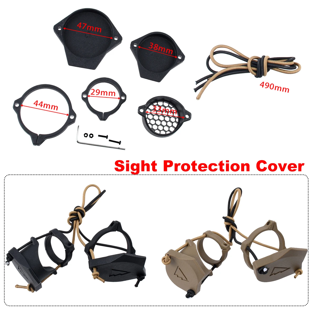 Защитная крышка для тактического прицела, охотничья оптика, крышка объектива, вихревой прицел, защитная крышка с Killflash, страйкбольные пылезащитные чехлы
Защитная крышка для тактического прицела, охотничья оптика, крышка объектива, вихревой прицел, защитная крышка с Killflash, страйкбольные пылезащитные чехлы
