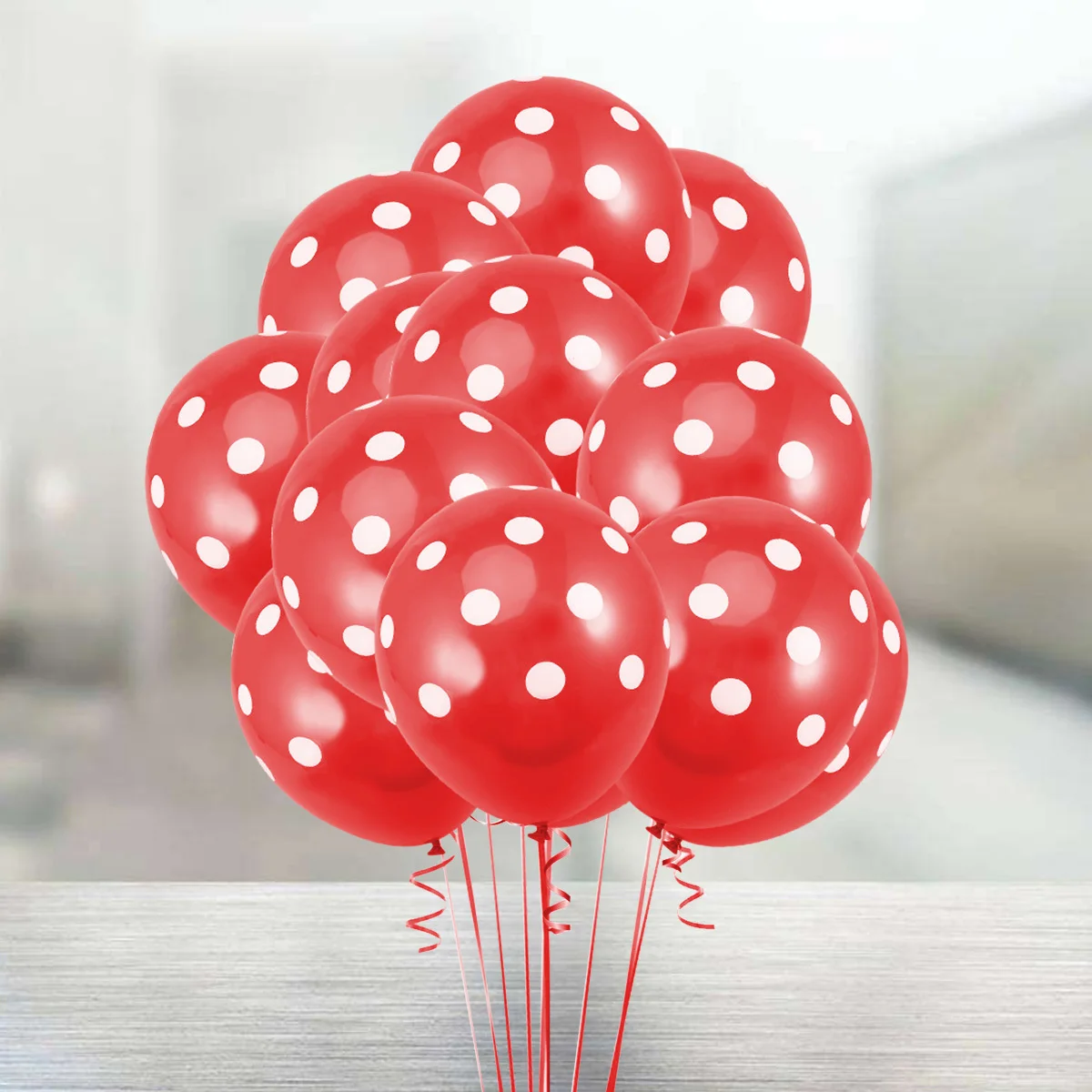 25Pcs Red Dots Printed Latex Round Balloons 12inch for Wedding Engagement Birthday Party Decorations Birthday Balloons
25Pcs Red Dots Printed Latex Round Balloons 12inch for Wedding Engagement Birthday Party Decorations Birthday Balloons