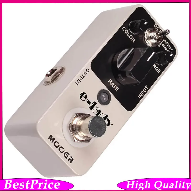 MOOER E-Lady Guitar Effects Pedal Analog Flanger 2 Modes Normal Filter True Bypass Full Metal Shell Guitar Effects Accessories
MOOER E-Lady Guitar Effects Pedal Analog Flanger 2 Modes Normal Filter True Bypass Full Metal Shell Guitar Effects Accessories
