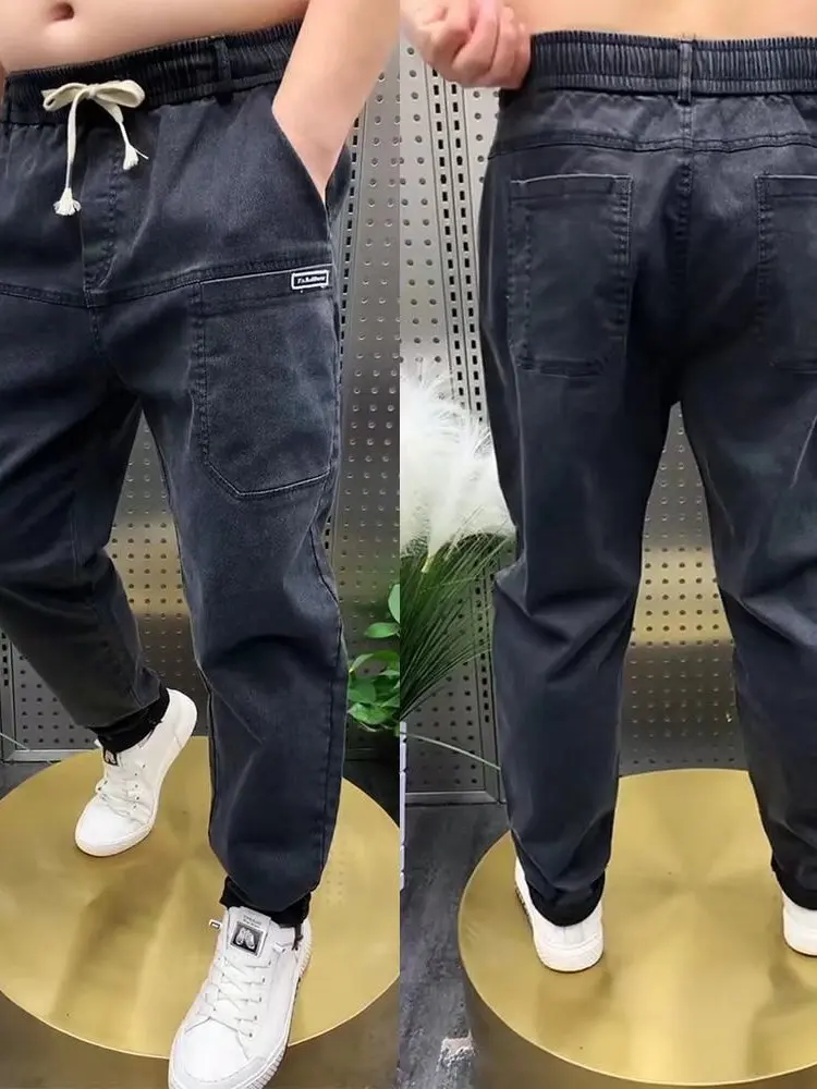 Loose Fit Casual Straight Leg Work Jeans Men's Summer Wear Resistant Labor Protection Trousers Large Size Drawstring Waist
Loose Fit Casual Straight Leg Work Jeans Men's Summer Wear Resistant Labor Protection Trousers Large Size Drawstring Waist