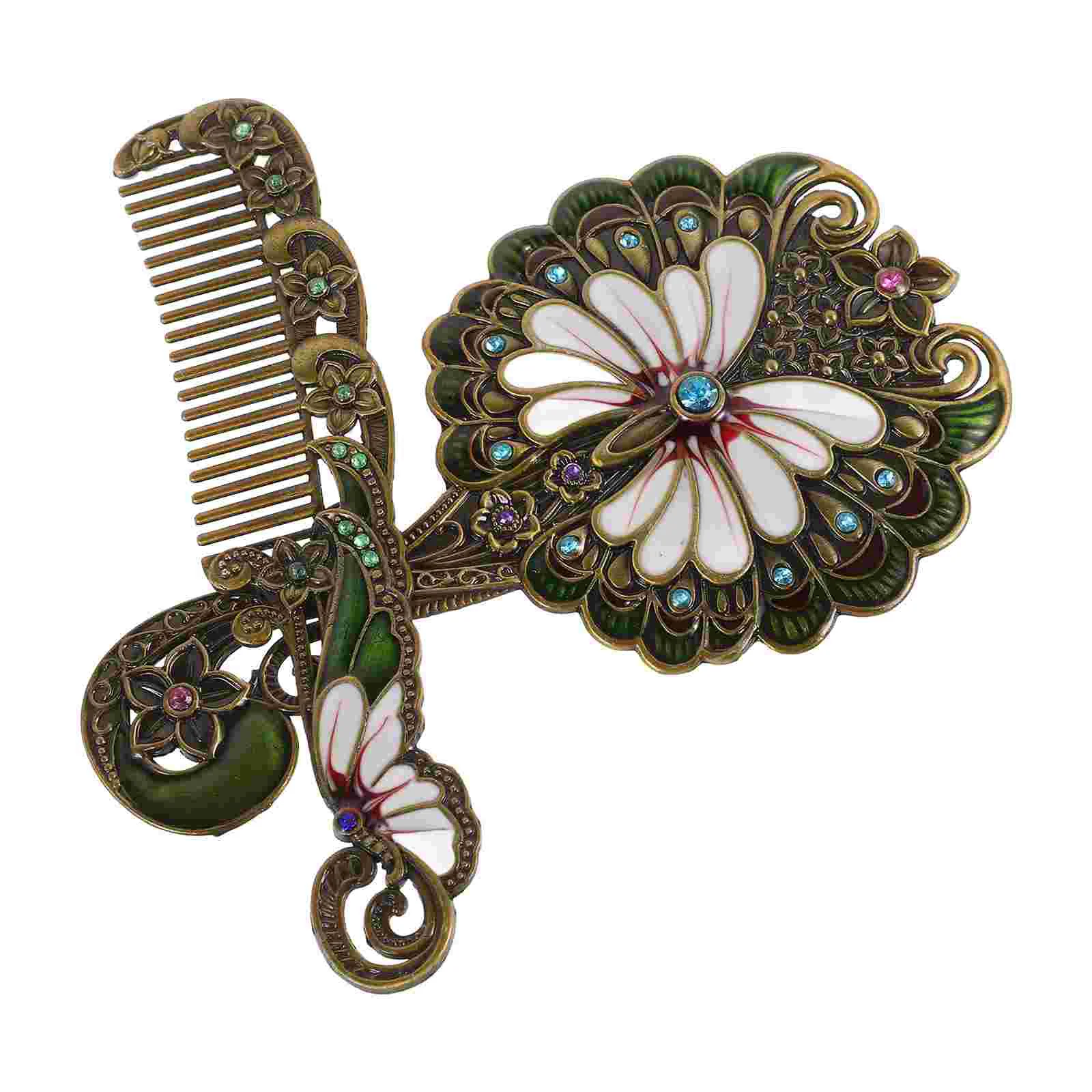 Vanity Mirror Retro Handheld Woman Dresser Small Metal Decorative Vintage Compact
Vanity Mirror Retro Handheld Woman Dresser Small Metal Decorative Vintage Compact