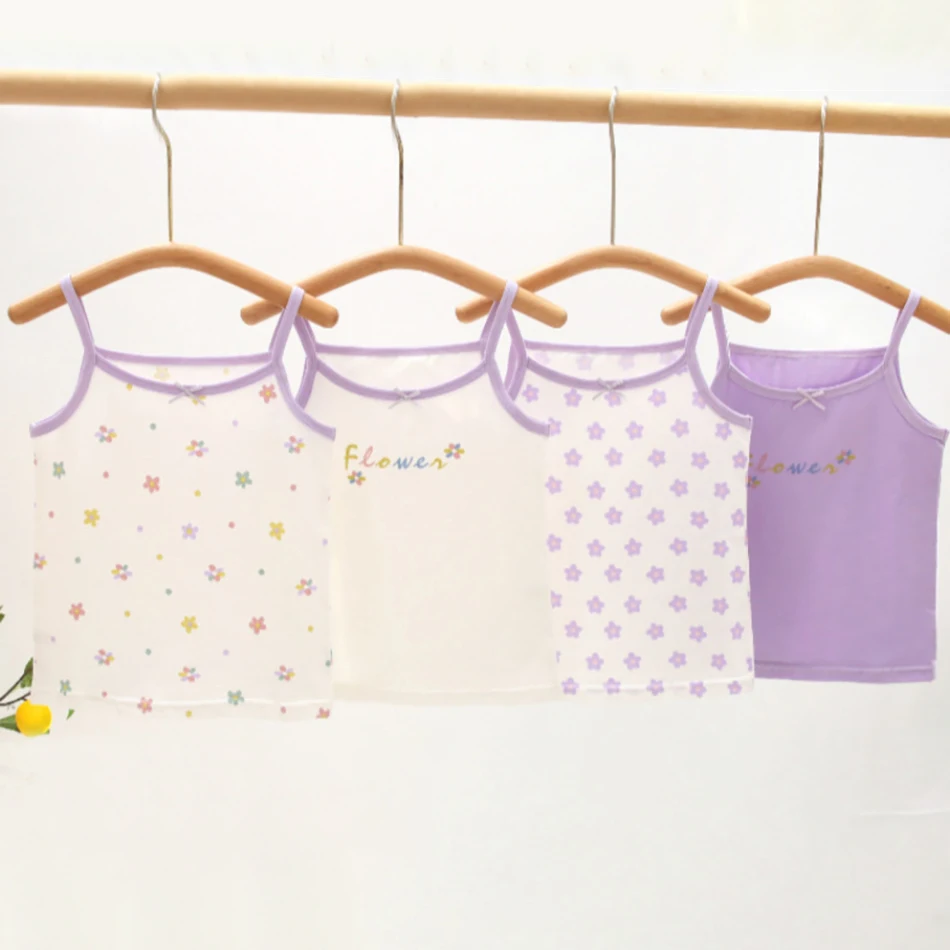 Summer Girls' Soft Thin Vest Kid Women's Camisole Korean Style Underwear Baby Girl Breathable Undershirt Children's Tank Tops
Summer Girls' Soft Thin Vest Kid Women's Camisole Korean Style Underwear Baby Girl Breathable Undershirt Children's Tank Tops