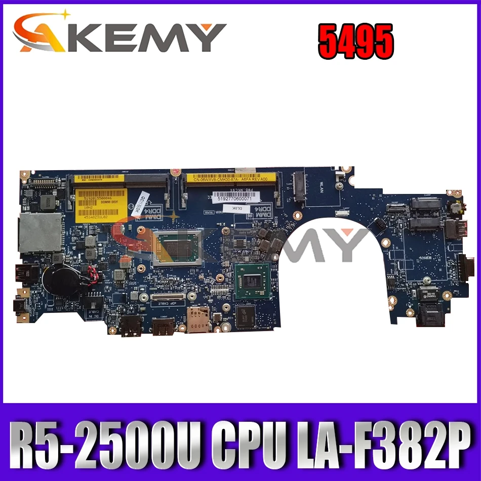 For DELL Original LA-F382P Mainboard CN-06WXV8 0RWXV8 Laptop Motherboard RWXV8 Latitude 5495 E5495 R3 R5 R7 100% Tested
For DELL Original LA-F382P Mainboard CN-06WXV8 0RWXV8 Laptop Motherboard RWXV8 Latitude 5495 E5495 R3 R5 R7 100% Tested